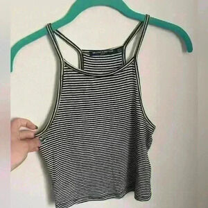 BRANDY MELVILLE striped crop tank one size